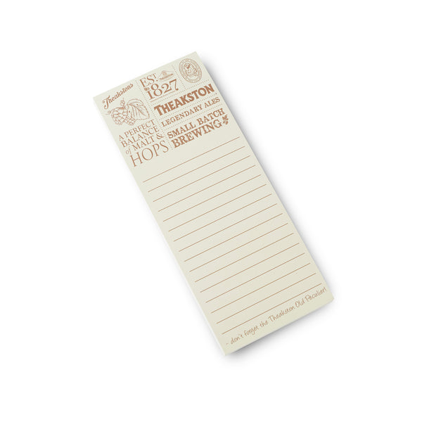Theakston Branded Magnetic Memo Pad