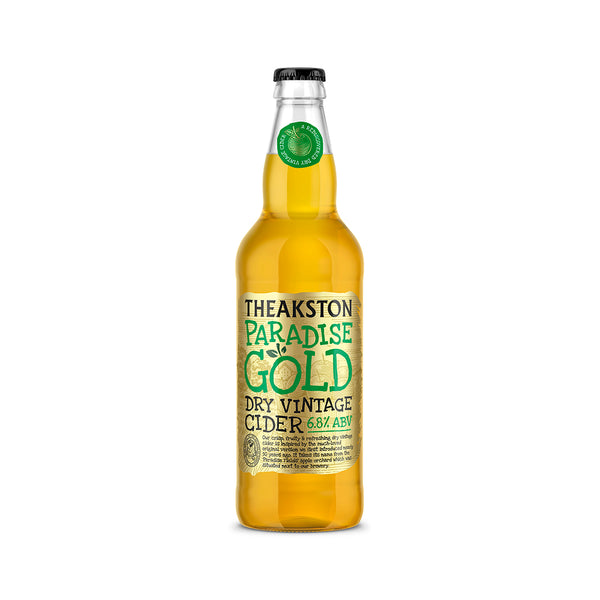 Theakston Paradise Gold Dry Vintage Cider 12 x 500ml Bottles
