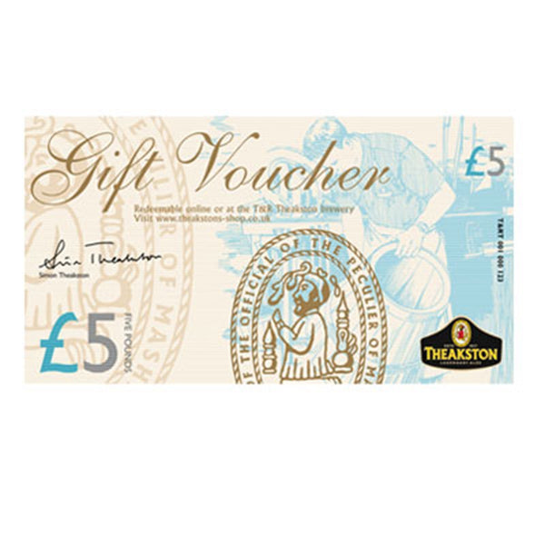 Theakston £5.00 Gift Voucher